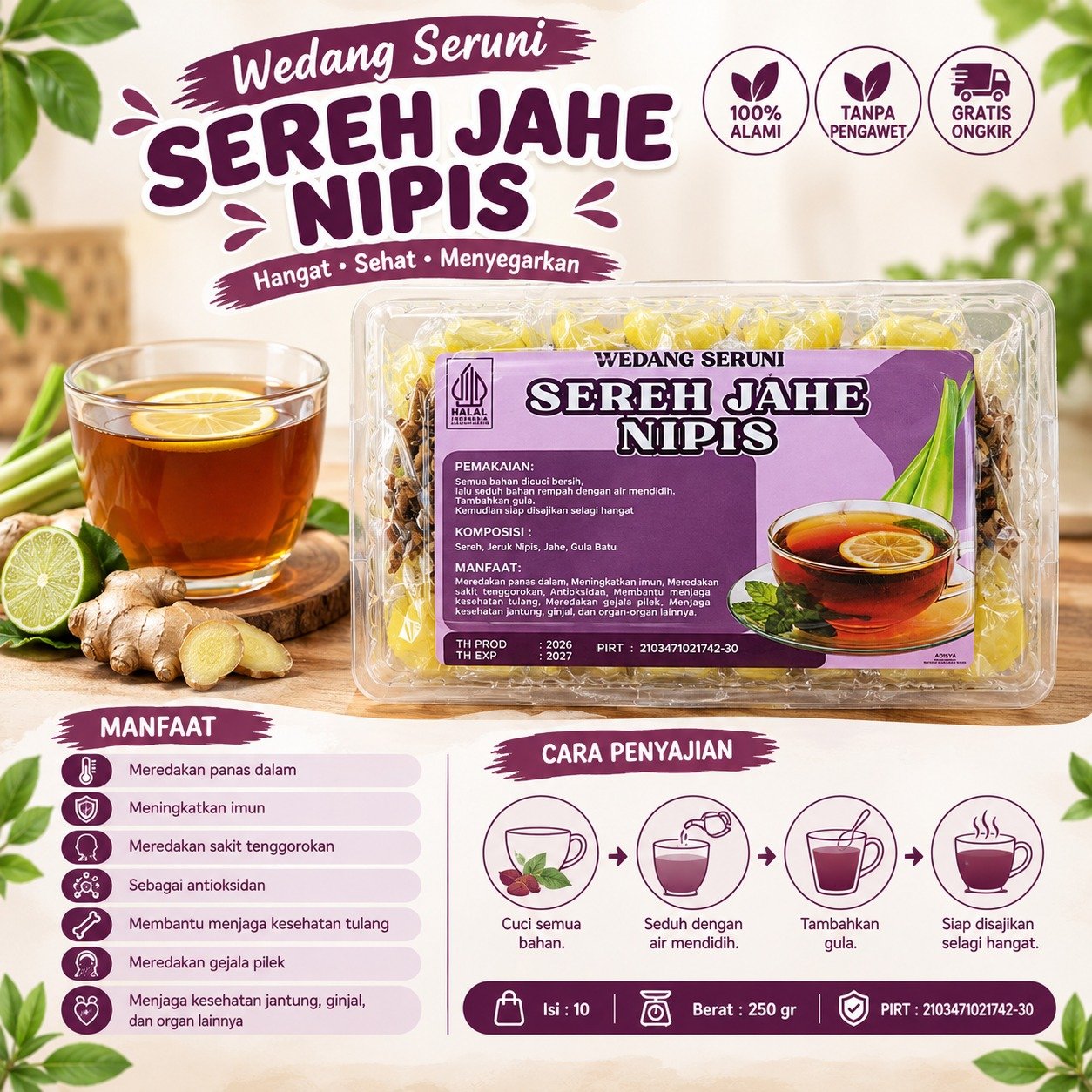 Sereh Jahe Nipis